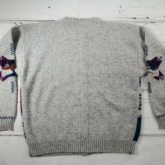 Woolrich Vintage Wool Winter Outdoors Sweater Button LS Womens XL EUC - Picture 5 of 5